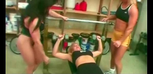  Lesbians Working Out Muscles & Pussies